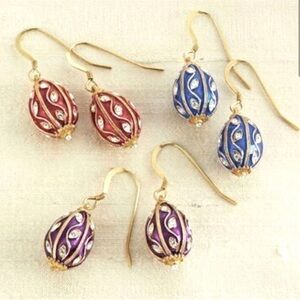 🌹Fabergé Egg Earrings